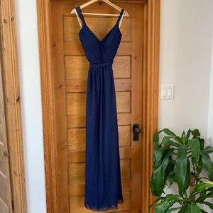 Bari Jay Navy Bridesmaids Dress